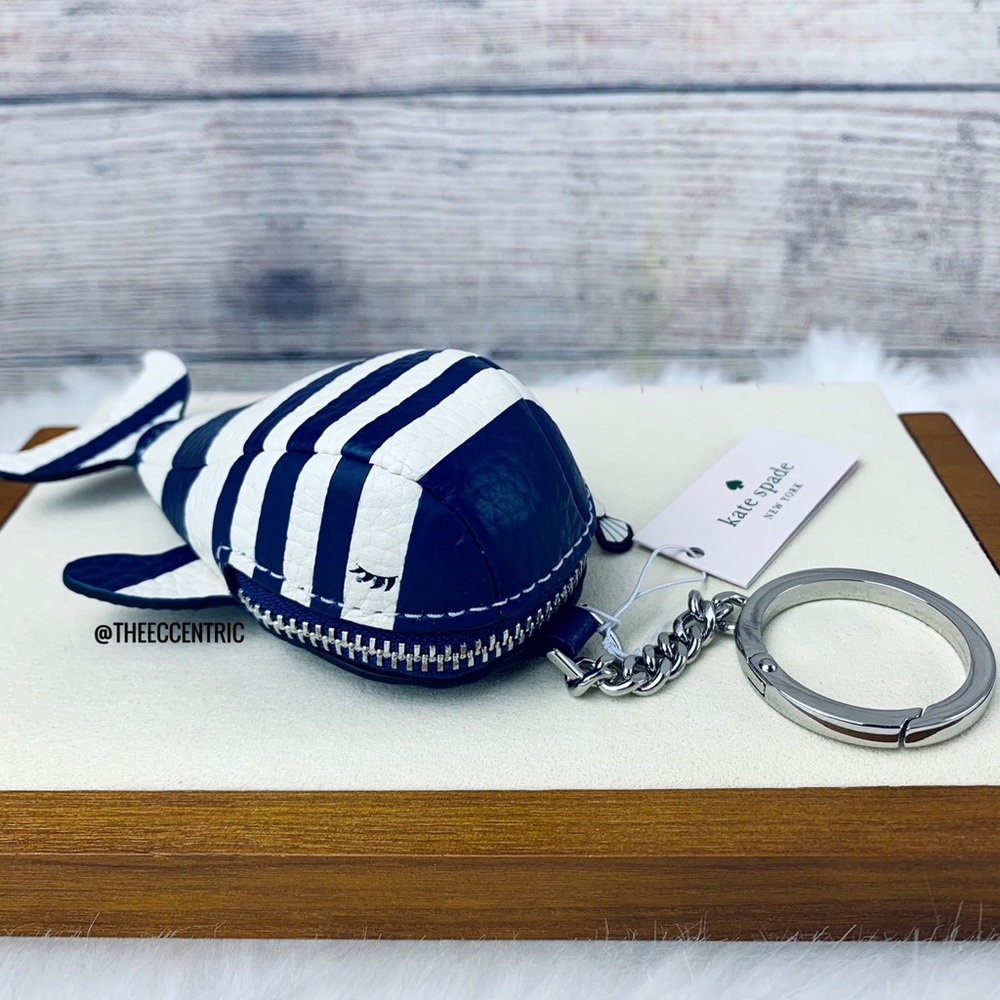 Kate Spade Shore Thing Whale Zip Coin Purse